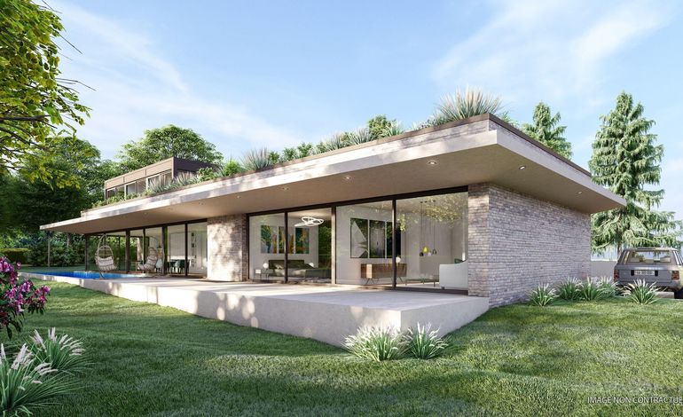 Superbe villa contemporaine à bâtir avec piscine & proche du Golf Club